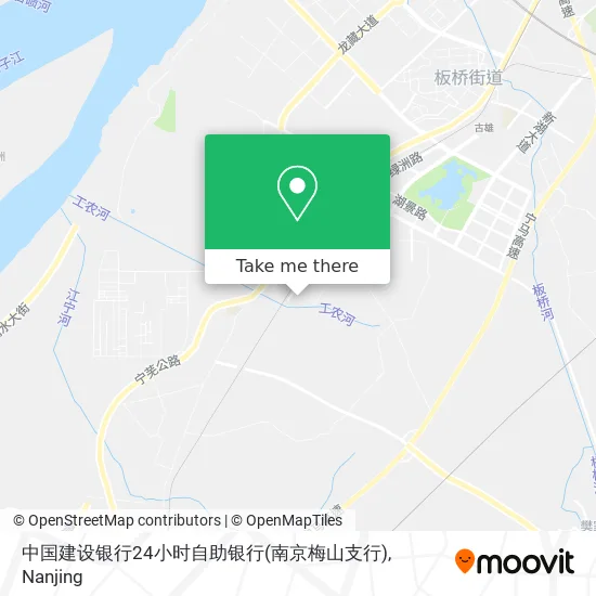 中国建设银行24小时自助银行(南京梅山支行) map