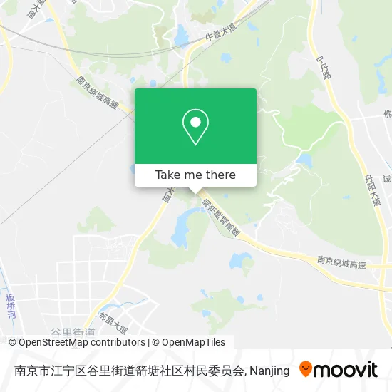 南京市江宁区谷里街道箭塘社区村民委员会 map