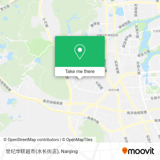 世纪华联超市(水长街店) map