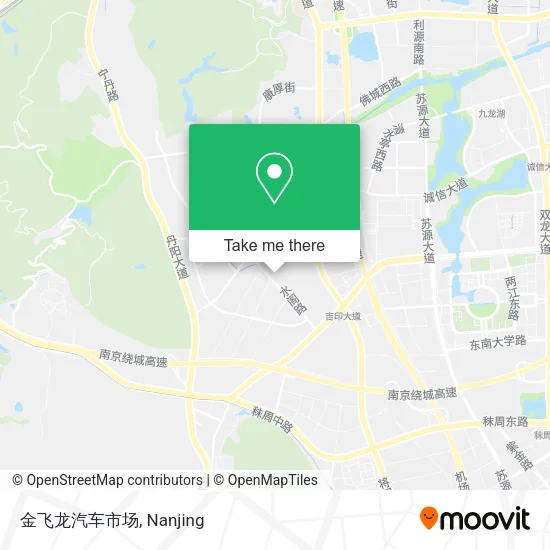 金飞龙汽车市场 map