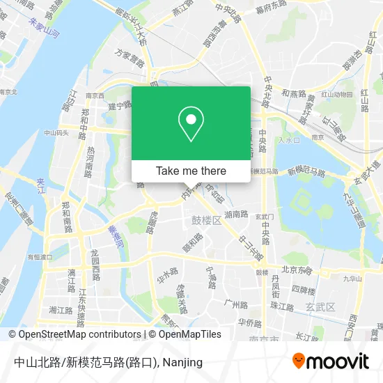 中山北路/新模范马路(路口) map