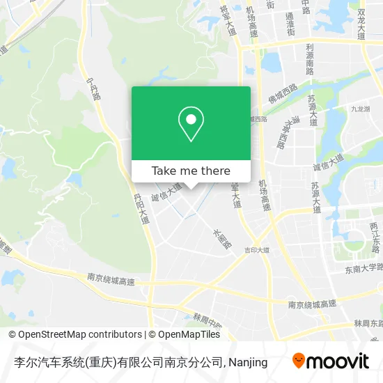 李尔汽车系统(重庆)有限公司南京分公司 map