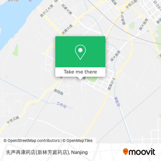 先声再康药店(新林芳庭药店) map