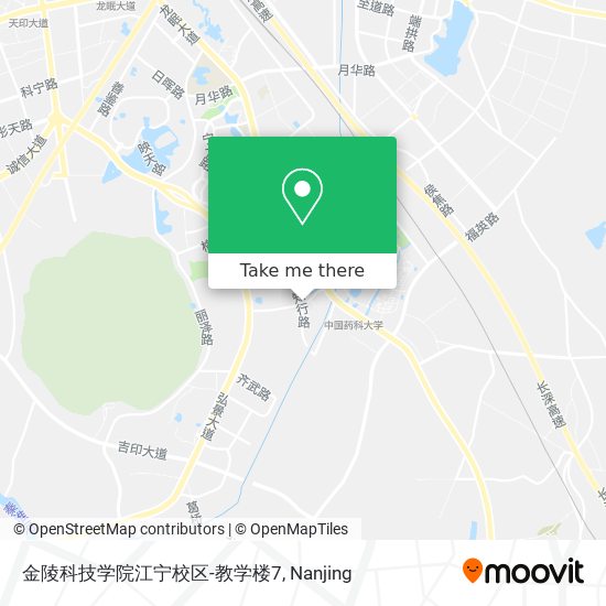金陵科技学院江宁校区-教学楼7 map