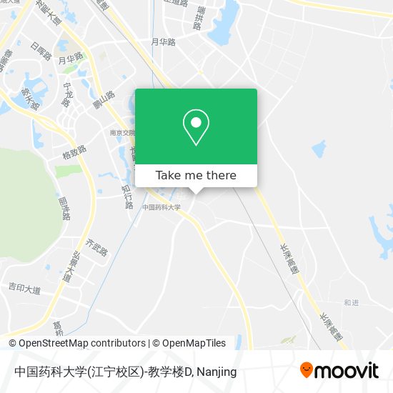 中国药科大学(江宁校区)-教学楼D map