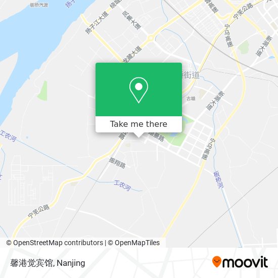馨港觉宾馆 map
