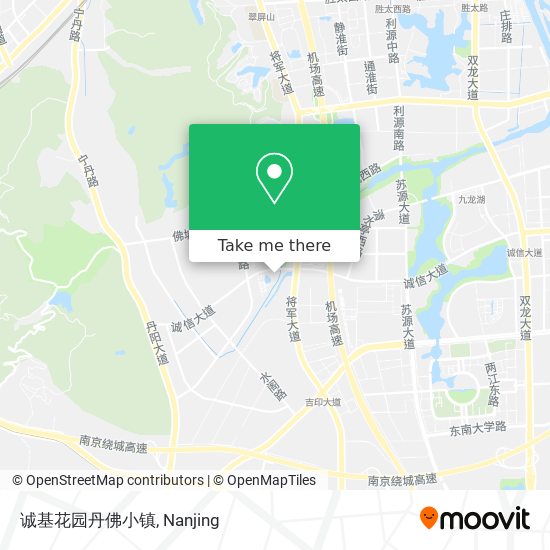 诚基花园丹佛小镇 map