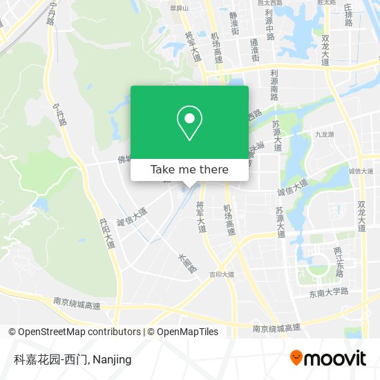科嘉花园-西门 map