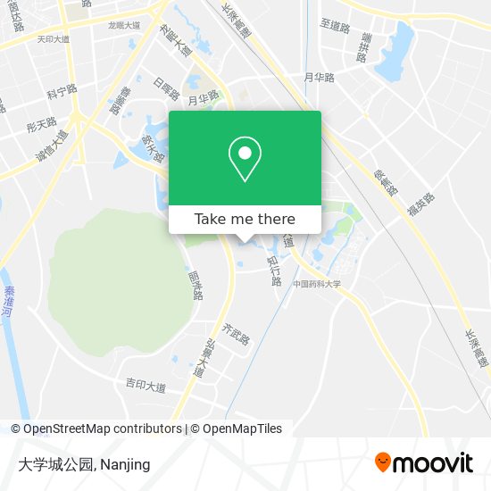 大学城公园 map