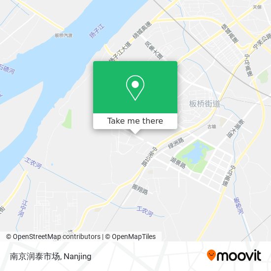 南京润泰市场 map
