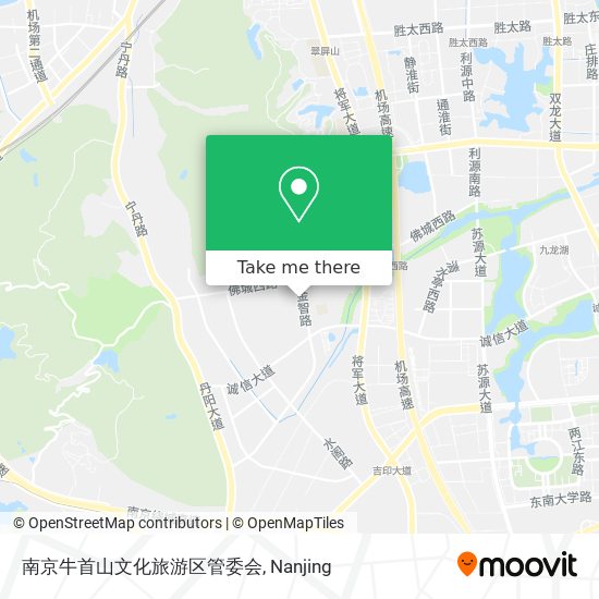南京牛首山文化旅游区管委会 map