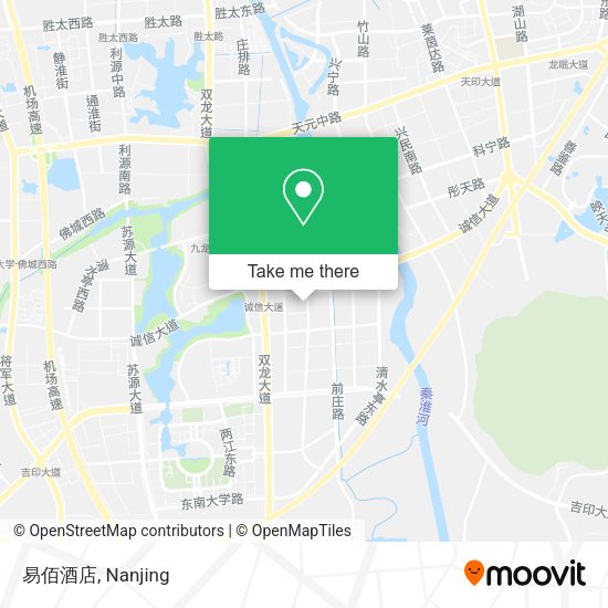易佰酒店 map
