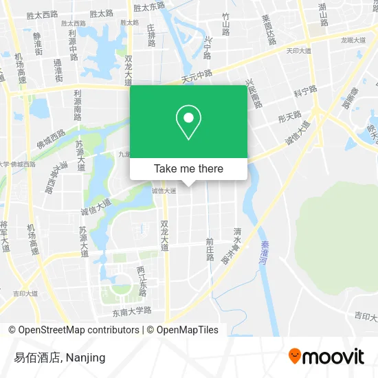 易佰酒店 map