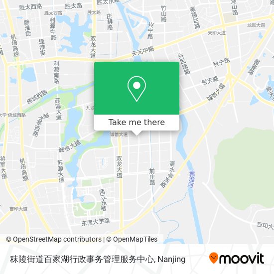 秣陵街道百家湖行政事务管理服务中心 map