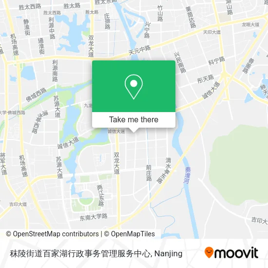 秣陵街道百家湖行政事务管理服务中心 map