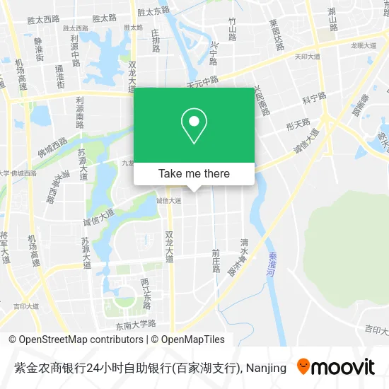 紫金农商银行24小时自助银行(百家湖支行) map