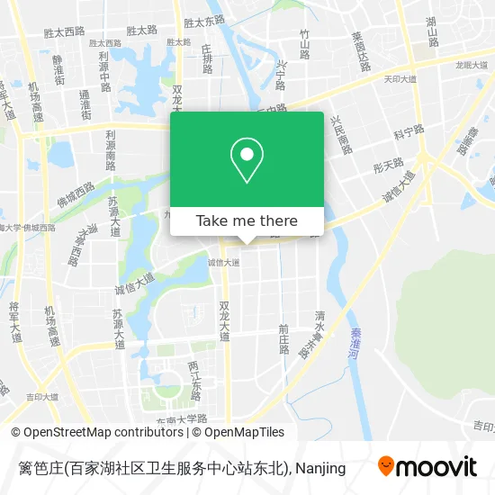 篱笆庄(百家湖社区卫生服务中心站东北) map