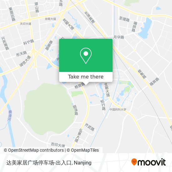 达美家居广场停车场-出入口 map