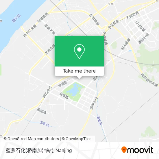 蓝燕石化(桥南加油站) map