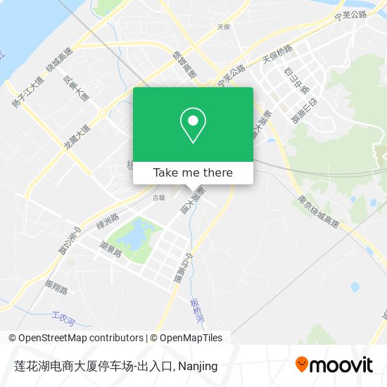 莲花湖电商大厦停车场-出入口 map