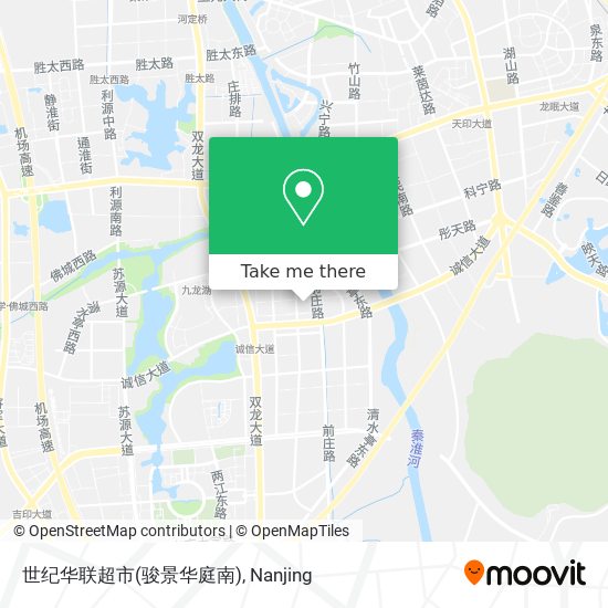 世纪华联超市(骏景华庭南) map