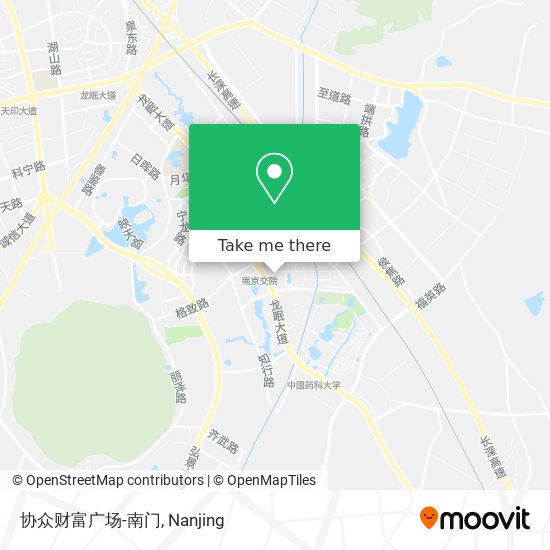 协众财富广场-南门 map
