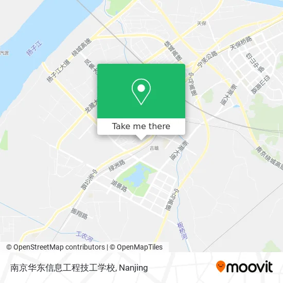南京华东信息工程技工学校 map