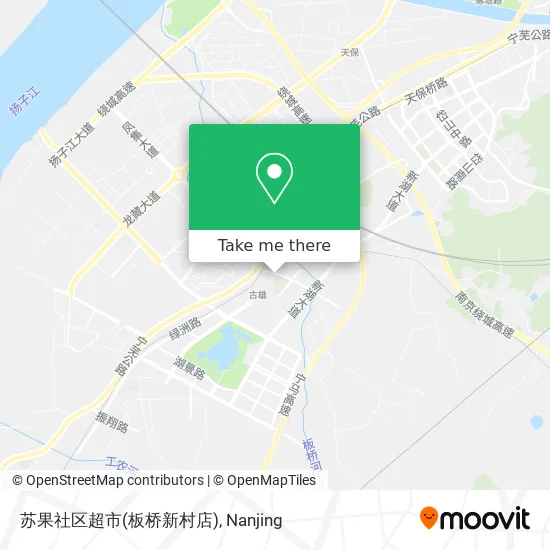 苏果社区超市(板桥新村店) map