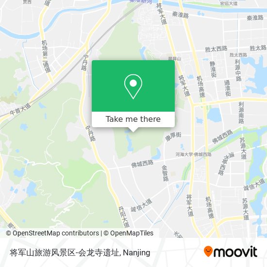 将军山旅游风景区-会龙寺遗址 map
