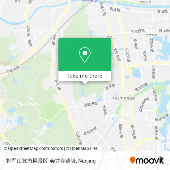 将军山旅游风景区-会龙寺遗址 map