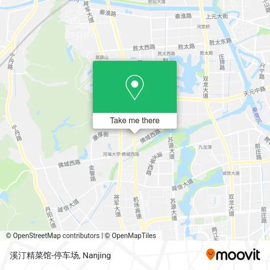 溪汀精菜馆-停车场 map