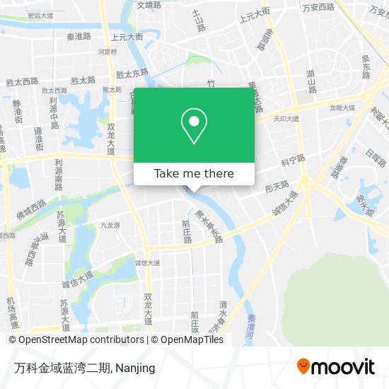 万科金域蓝湾二期 map