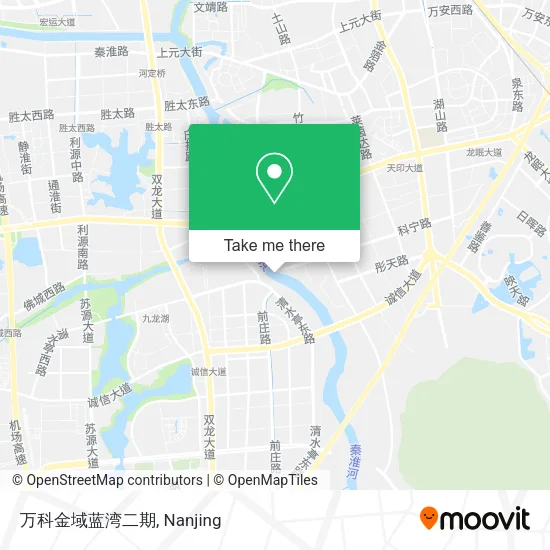 万科金域蓝湾二期 map