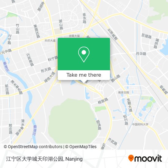 江宁区大学城天印湖公园 map