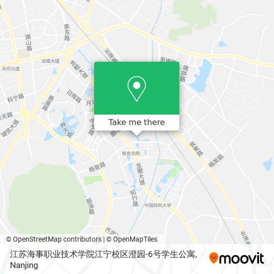 江苏海事职业技术学院江宁校区澄园-6号学生公寓 map