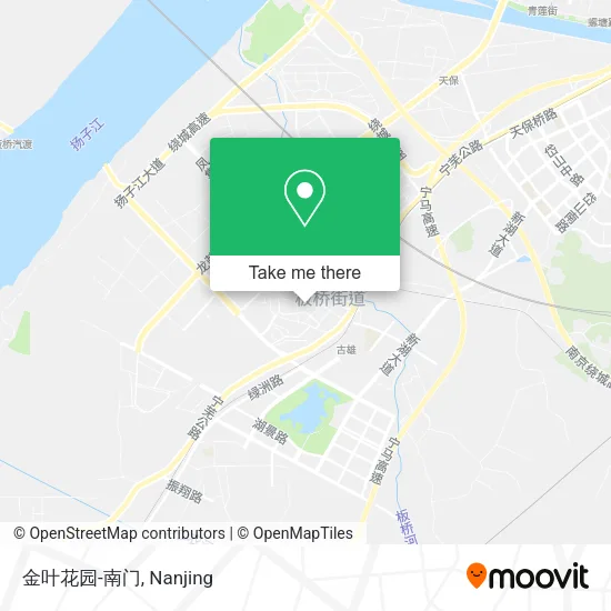 金叶花园-南门 map
