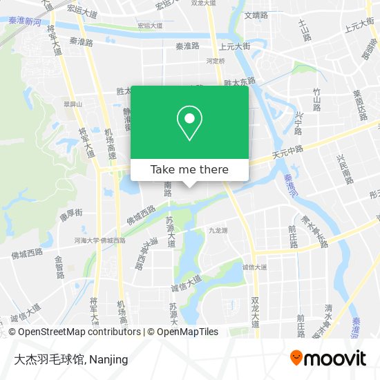 大杰羽毛球馆 map