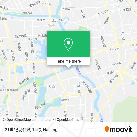 21世纪现代城-14栋 map