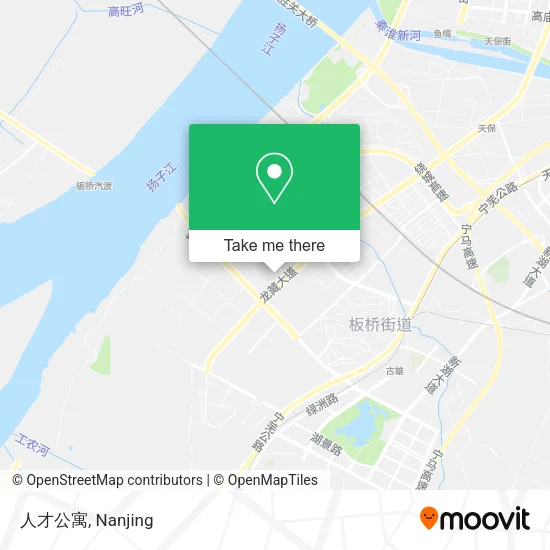 人才公寓 map