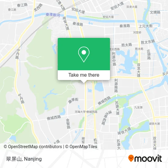 翠屏山 map