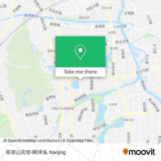 翠屏山宾馆-网球场 map