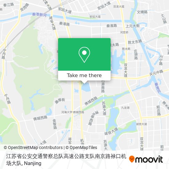 江苏省公安交通警察总队高速公路支队南京路禄口机场大队 map