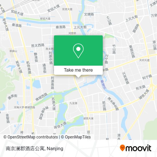 南京澜郡酒店公寓 map