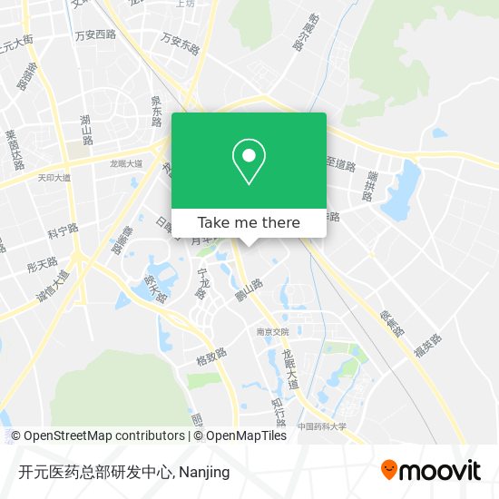 开元医药总部研发中心 map