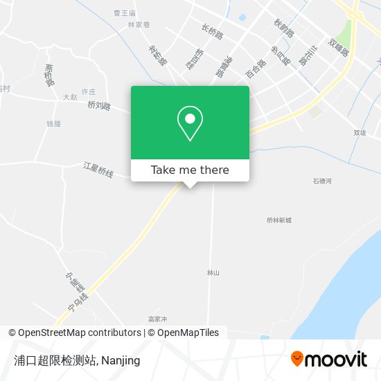 浦口超限检测站 map