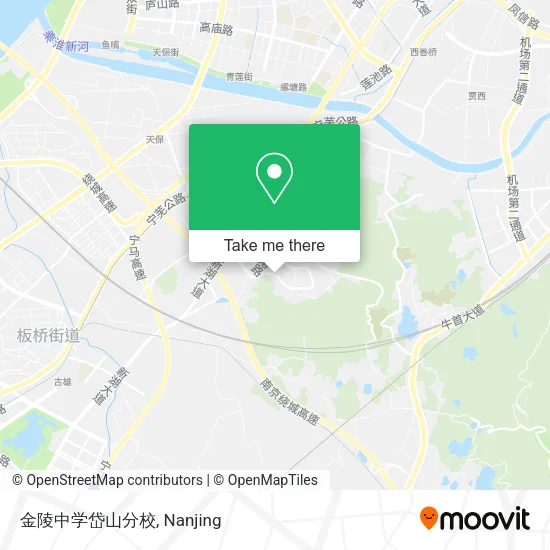 金陵中学岱山分校 map