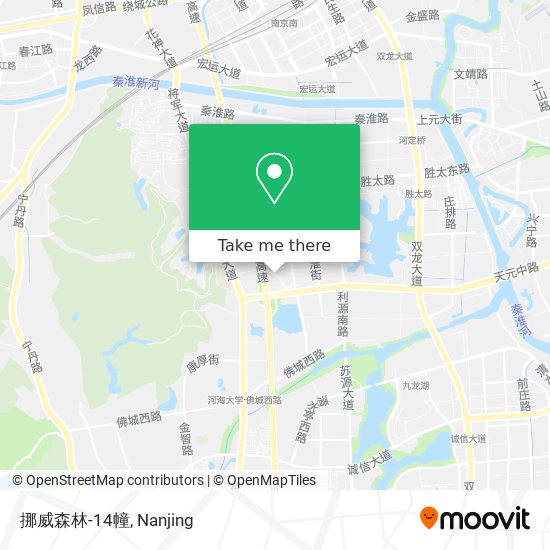 挪威森林-14幢 map