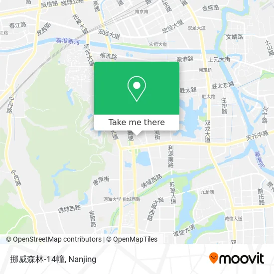 挪威森林-14幢 map