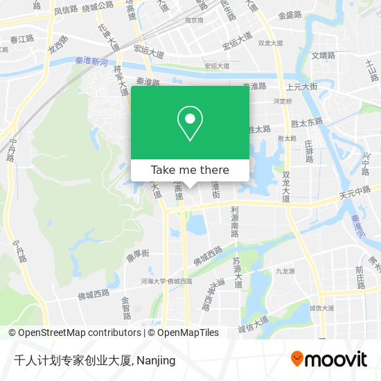 千人计划专家创业大厦 map