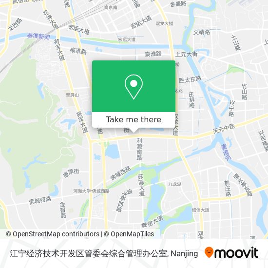 江宁经济技术开发区管委会综合管理办公室 map